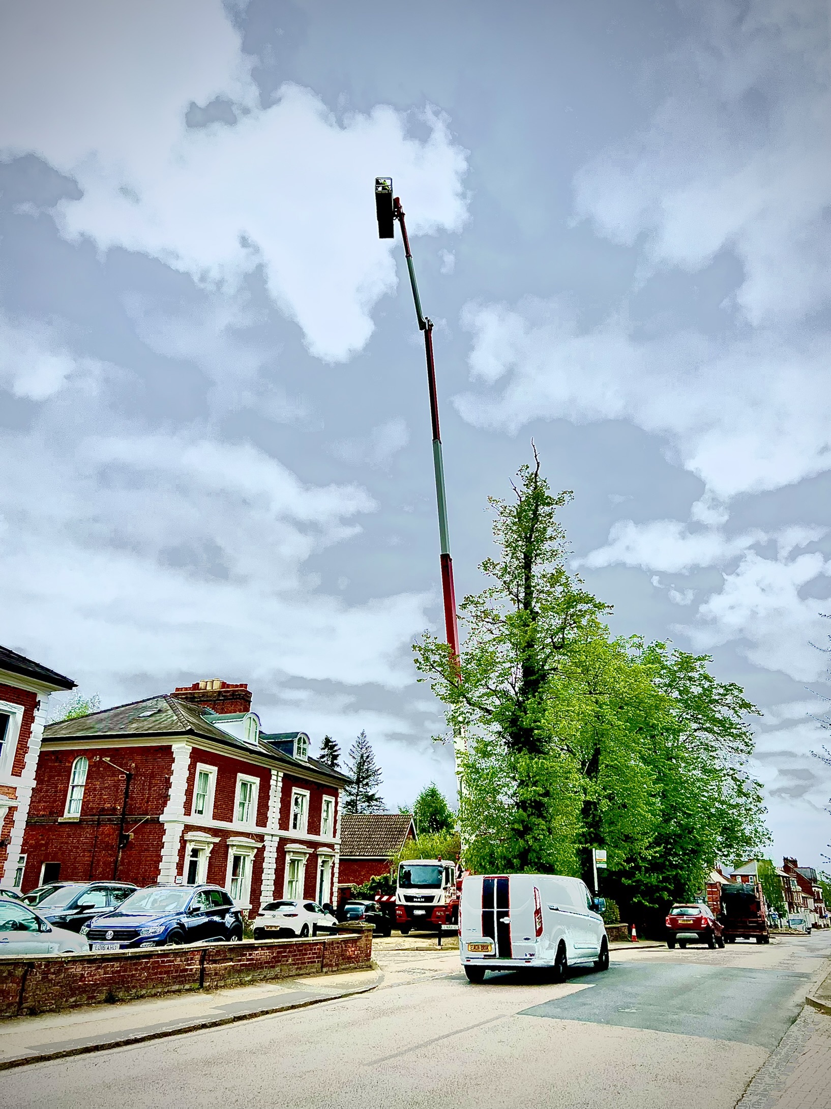 45m truck mount with a 26m outreach Hitchin