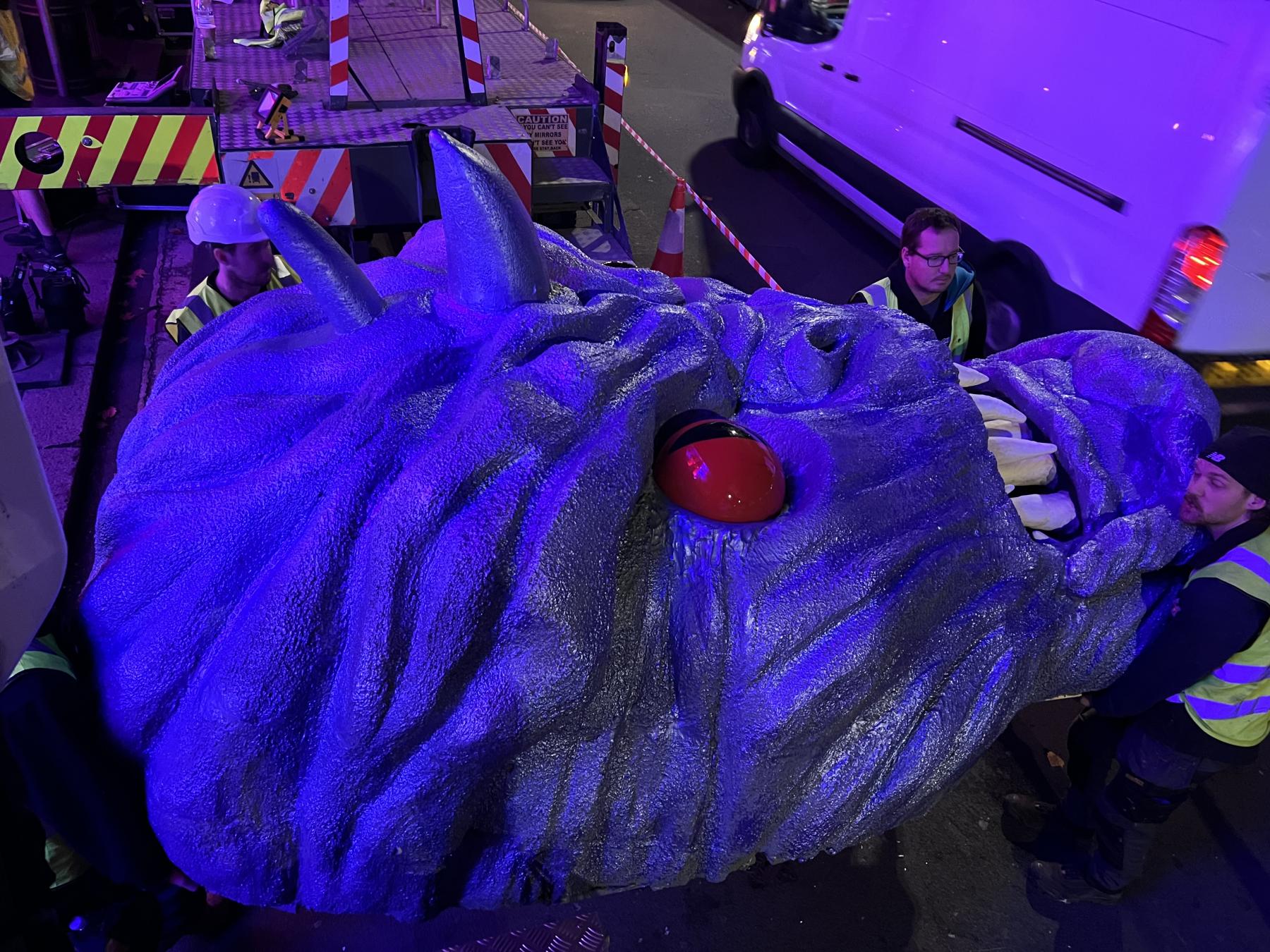 Halloween Facade Installation