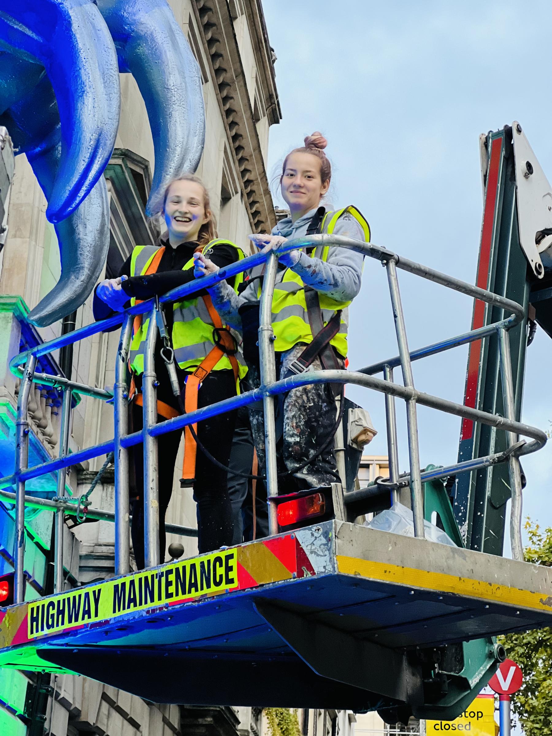 Halloween Facade Installation