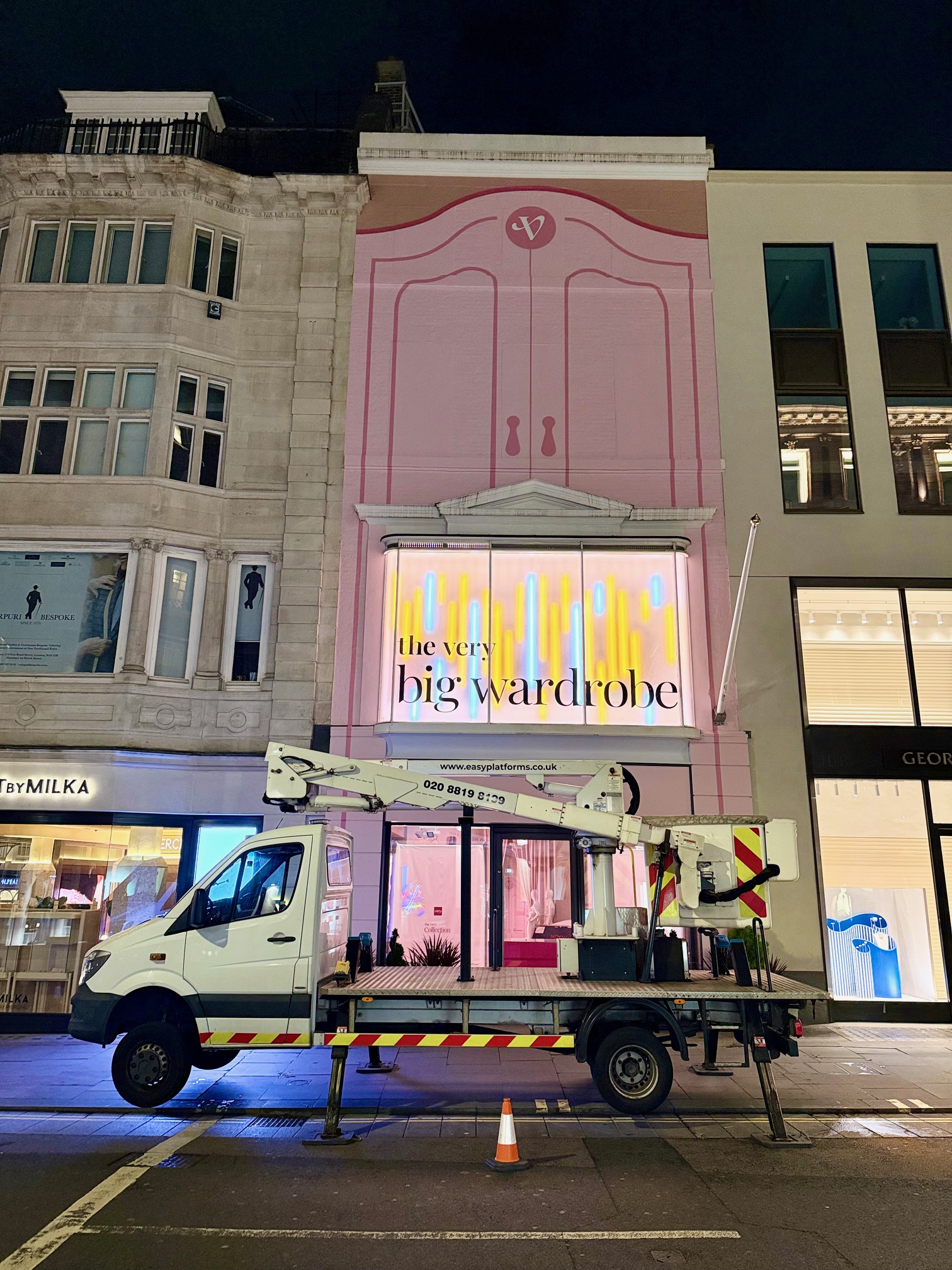 Very Pop-Up Installation New Bond St, Central London