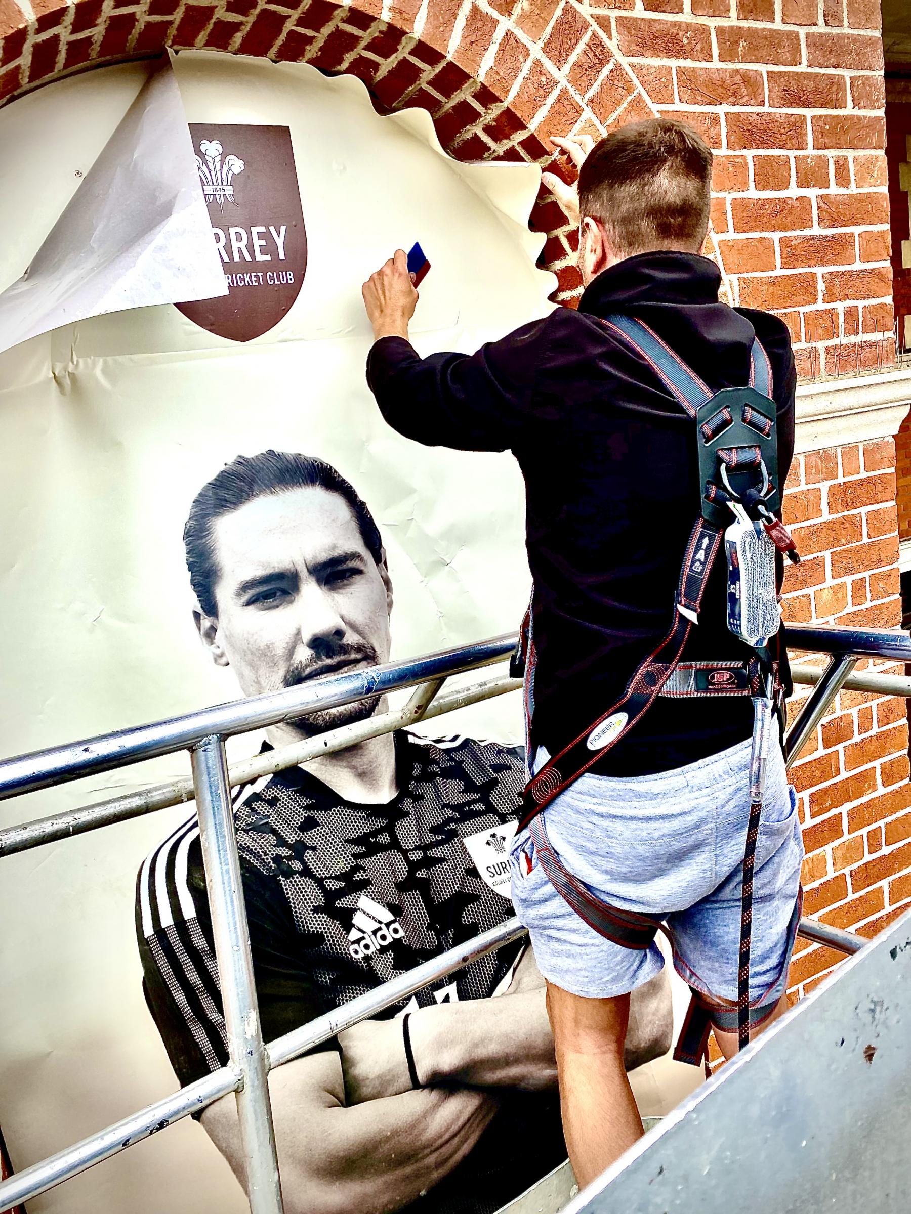 Oval Sign Installations